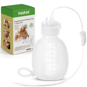 Haakaa Supplemental Feeding Tube & Pouch Set SNS Breastfeeding System
